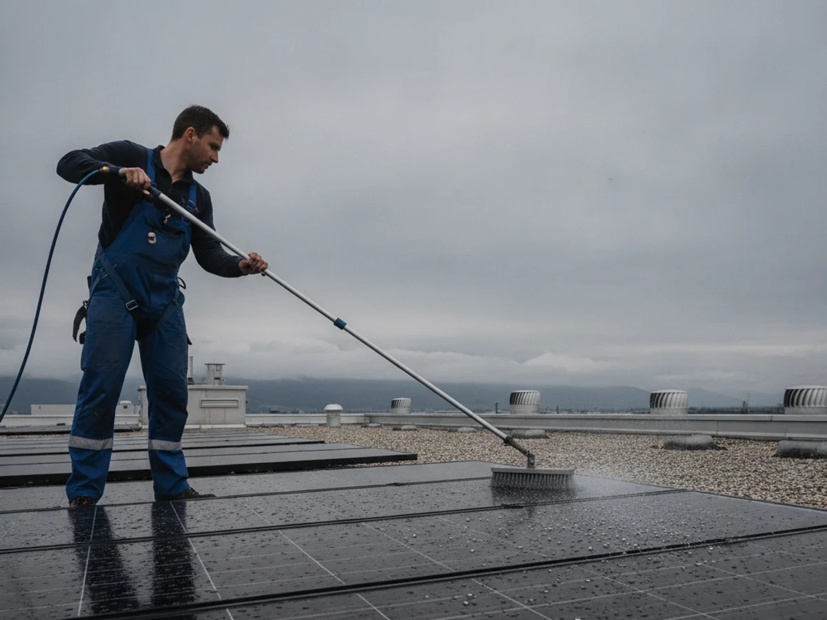 Maintenance & nettoyage de panneaux solaires